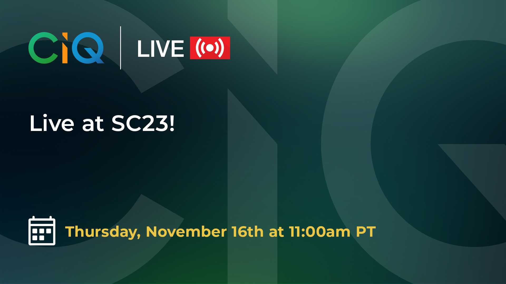 Live at SC23: Demos and Tours