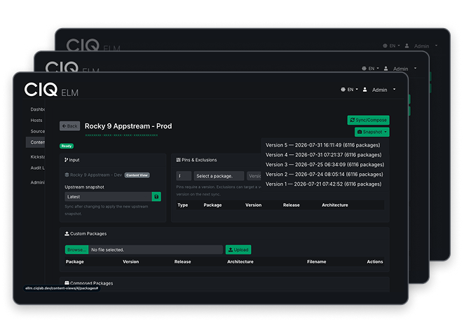 CIQ Enterprise Linux Manager