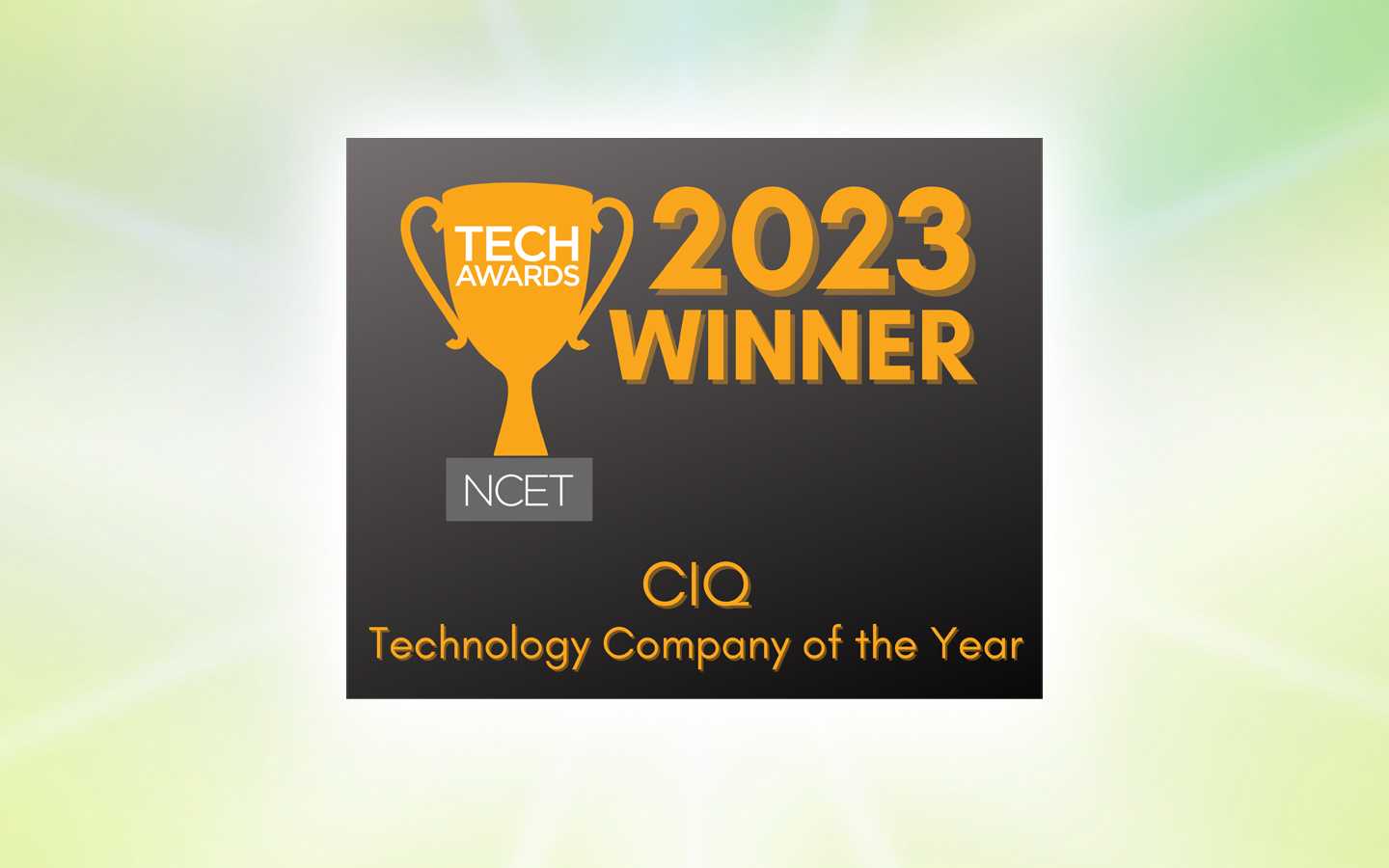 CIQ Named NCET’s Technology Company of the Year