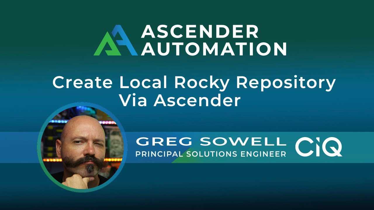 Use Ascender to Create a Local Rocky Repository