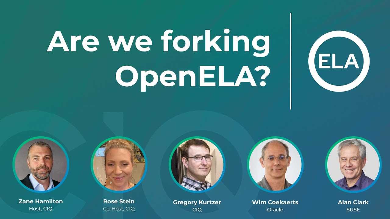 Are We Forking OpenELA?