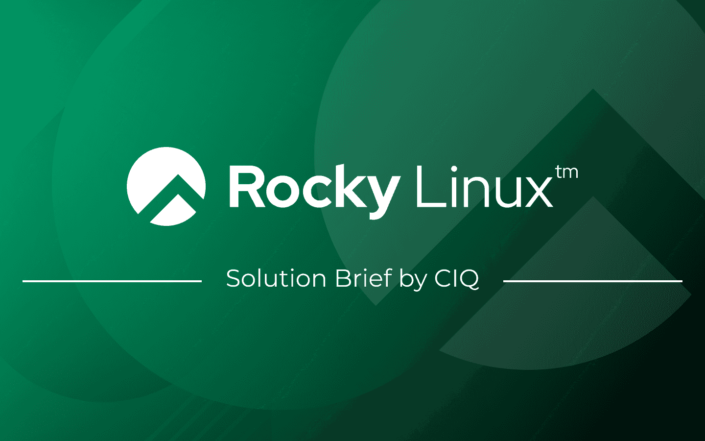 Rocky Linux Solution Brief