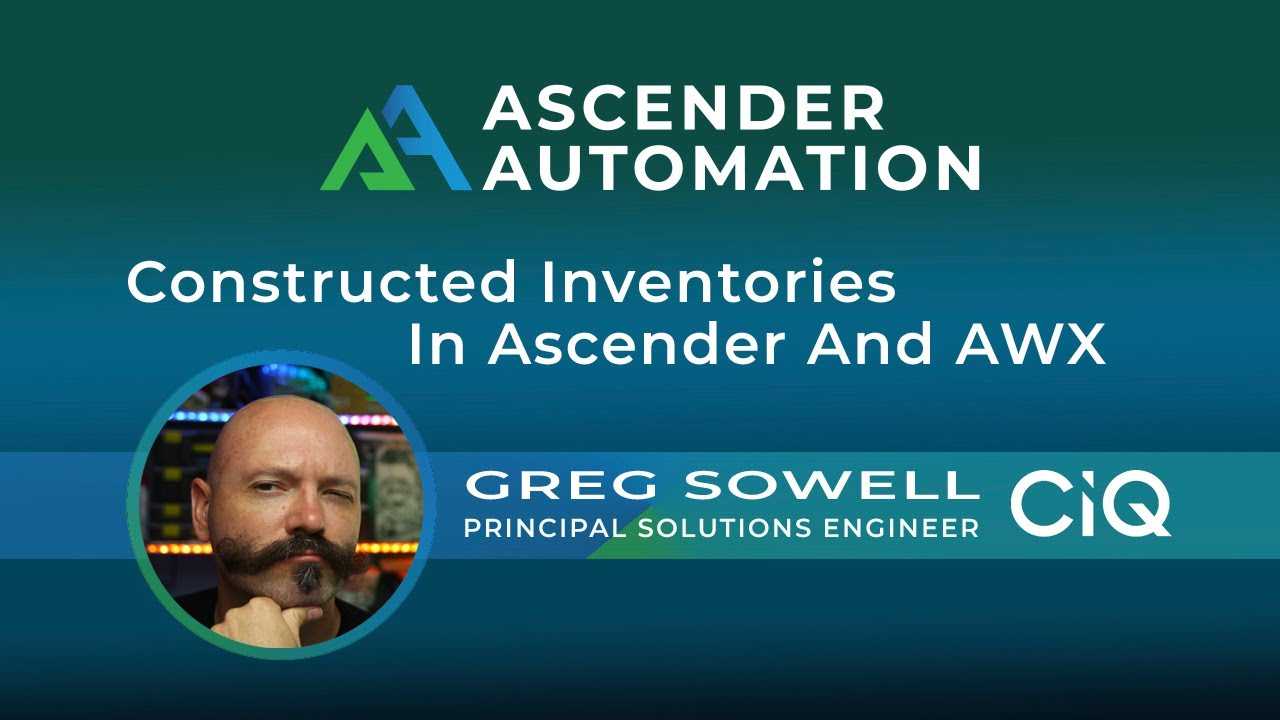 Constructed inventories in Ascender and AWX