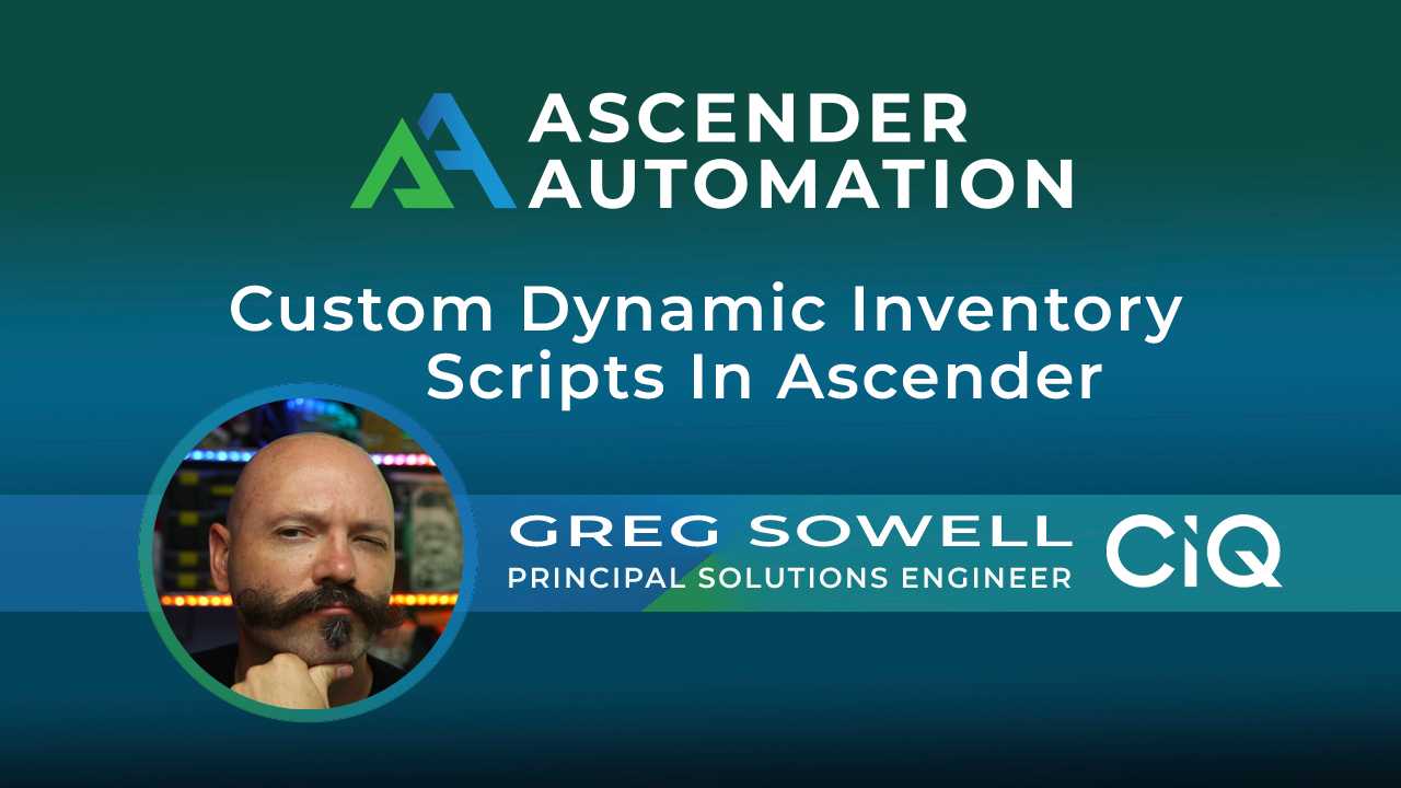 Custom Dynamic Inventory Script In Ascender
