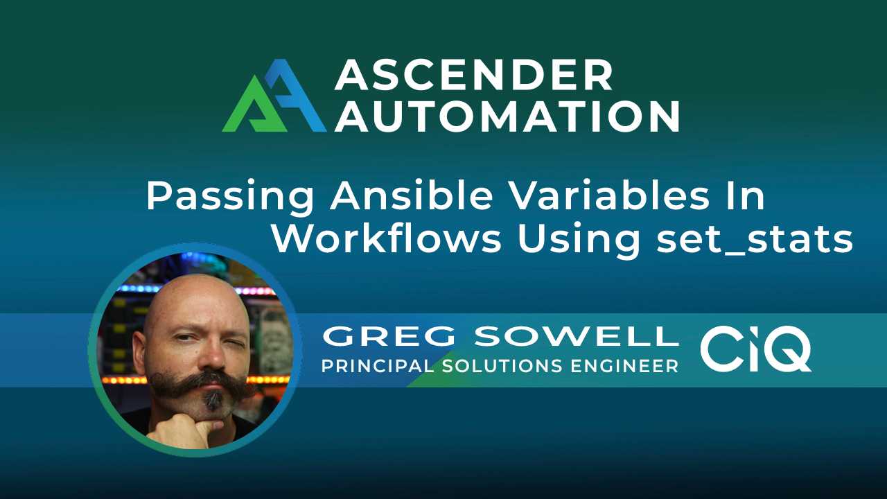 Passing Ansible Variables In Workflows Using set_stats
