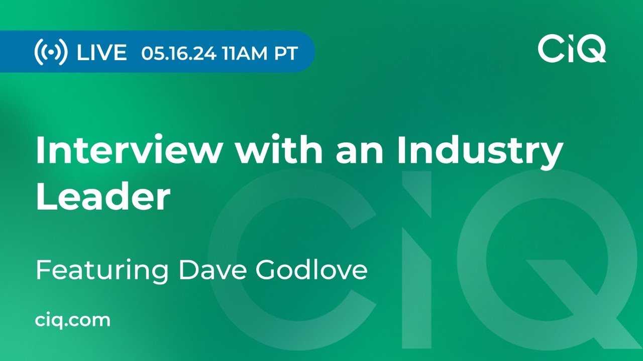 Interview with an Industry Leader Featuring Dave Godlove